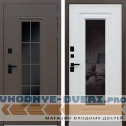 Дверь АСД "Тундра" с окном (терморазрыв 3к)
