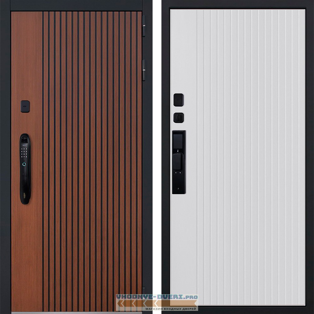 Стальная дверь "Velvet" (биометрический замок Smart lock DZ 888)