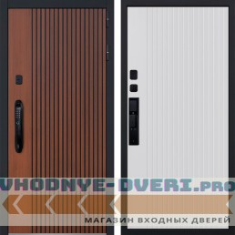 Стальная дверь "Velvet" (биометрический замок Smart lock DZ 888)