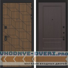 Входная дверь BN-03 с панелью ФЛ-116 - Орех премиум