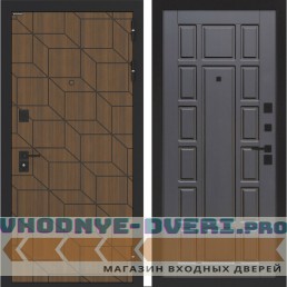 Входная дверь BN-03 с панелью ФЛ-244 - Венге