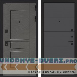 Входная дверь BN-04 с панелью ФЛ-649 Графит софт