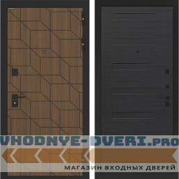 Входная дверь BN-03 с панелью ФЛ-691 Эковенге