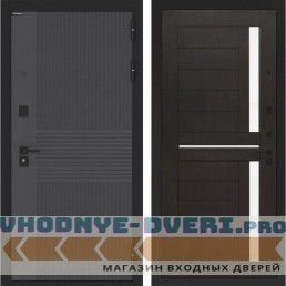 Входная дверь BN-05 Соренто белое стекло Венге