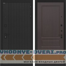 Входная дверь BN-06 с панелью ФЛ-116 Орех премиум