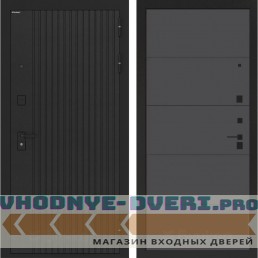 Входная дверь BN-06 с панелью ФЛ-649 Графит софт