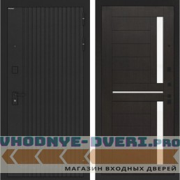 Входная дверь BN-06 Соренто белое стекло Венге