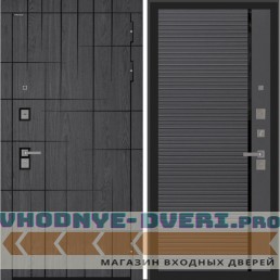 Входная дверь BN-09 ФЛ-757 черная вставка Графит софт Входная дверь BN-09 ФЛ-757 черная вставка Графит софт