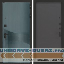 Входная дверь BN-13 с панелью ФЛ-609 Графит софт