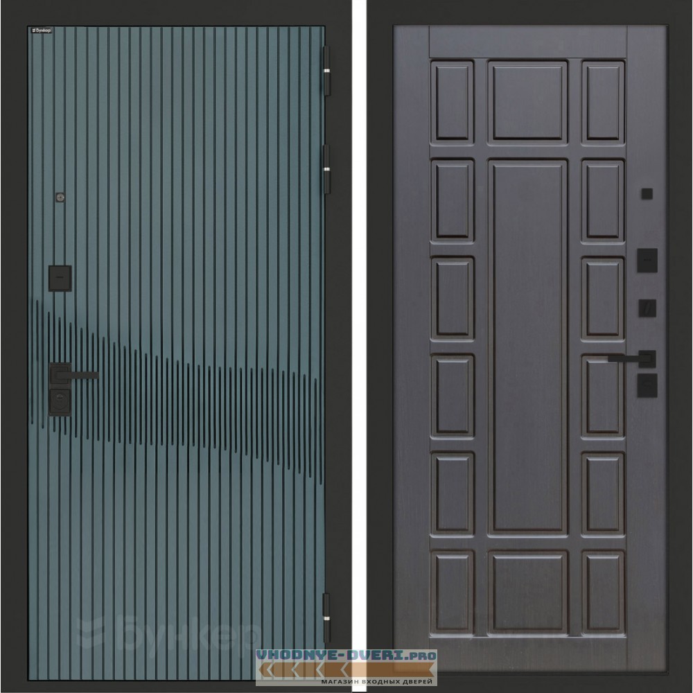 Входная дверь BN-13 с панелью ФЛ-244 Венге