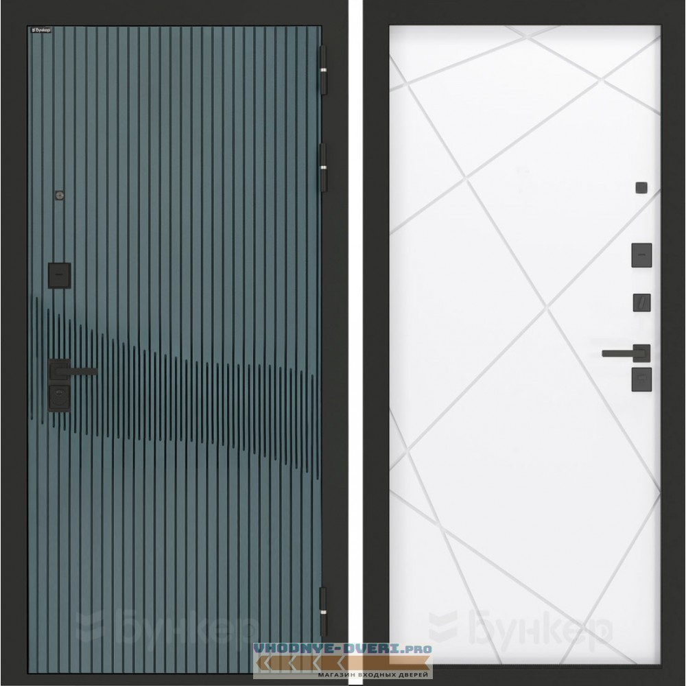 Входная дверь BN-13 с панелью ФЛ-291 Белый софт