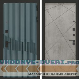 Входная дверь BN-13 с панелью ФЛ-291 Бетон серый (светлый)