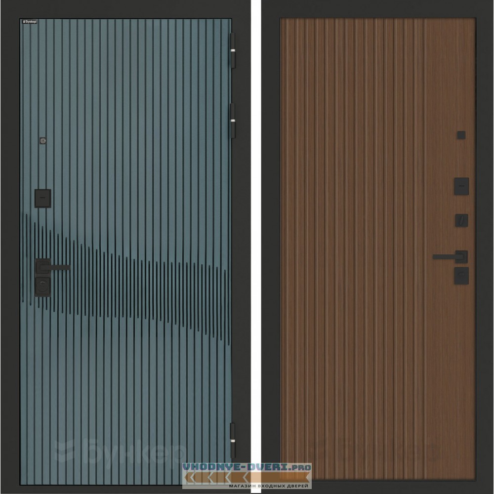 Входная дверь BN-13 с панелью ХОМС Дуб кантри темный