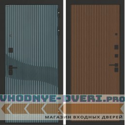 Входная дверь BN-13 с панелью ХОМС Дуб кантри темный