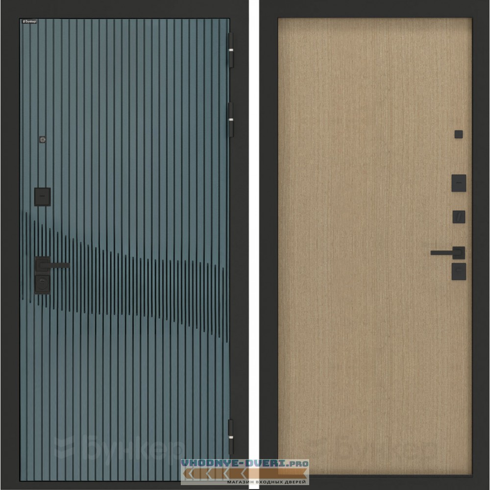 Входная дверь BN-13 с панелью ДВП Венге светлый