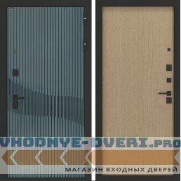 Входная дверь BN-13 с панелью ДВП Венге светлый