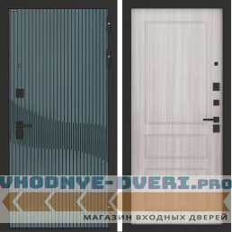 Входная дверь BN-13 с панелью ФЛ-116 Сандал белый