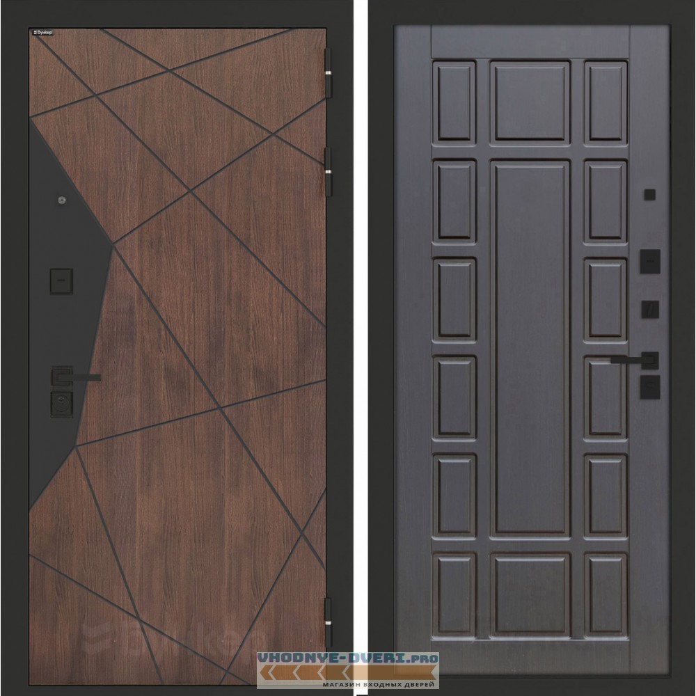 Входная дверь БН-14 с панелью ФЛ-244 Венге