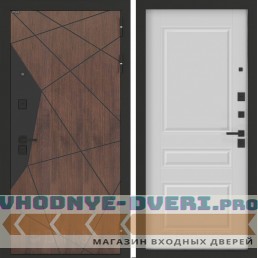 Входная дверь БН-14 с панелью ФЛ-711 Белый софт