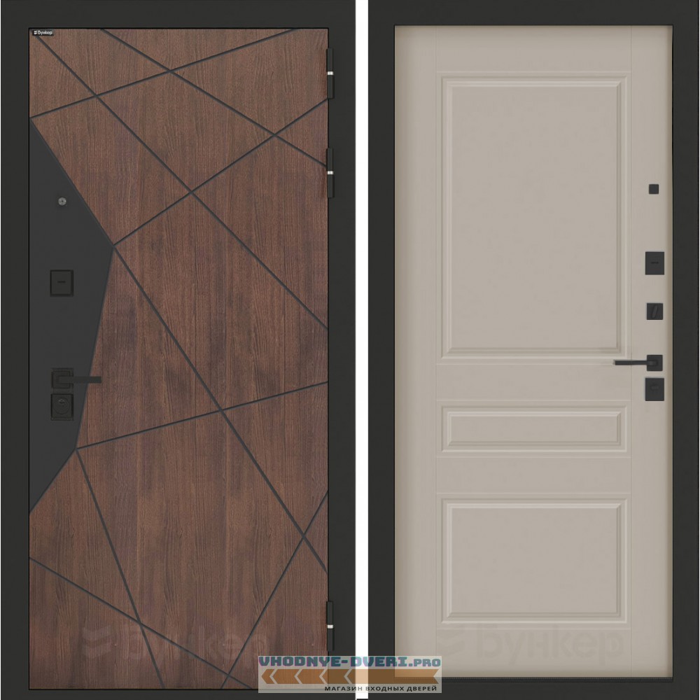 Входная дверь БН-14 с панелью ФЛ-711 Капучино