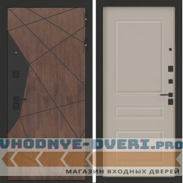 Входная дверь БН-14 с панелью ФЛ-711 Капучино