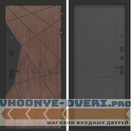 Входная дверь БН-14 с панелью ФЛ-609 Графит софт