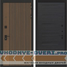 Входная дверь BN-02 с панелью ФЛ-691 Эковенге