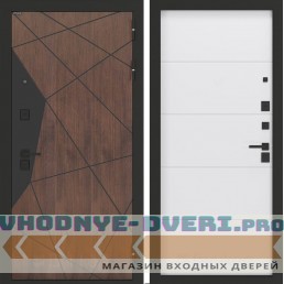 Входная дверь БН-14 с панелью ФЛ-649 Белый софт