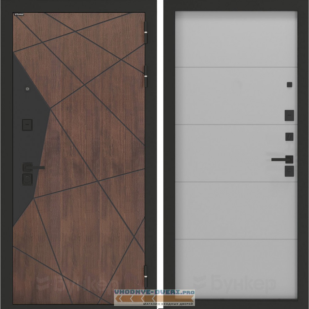 Входная дверь БН-14 с панелью ФЛ-649 Лайт грей софт