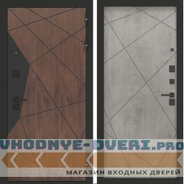 Входная дверь БН-14 с панелью ФЛ-291 Бетон серый (светлый)