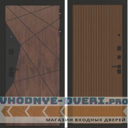 Входная дверь БН-14 с панелью ХОМС Дуб кантри темный