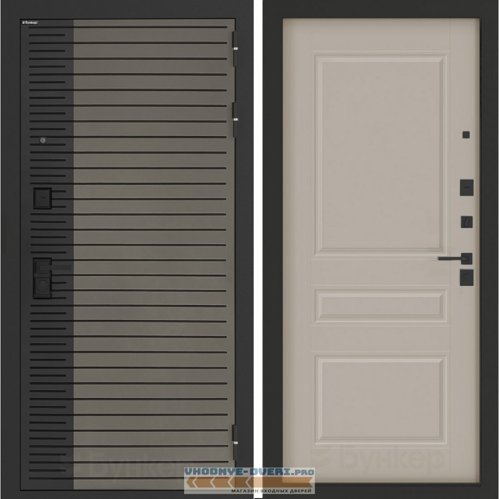 Входная дверь BN-15 с панелью ФЛ-711 Капучино