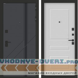 Входная дверь БН-12 с панелью ФЛ-711 Белый софт