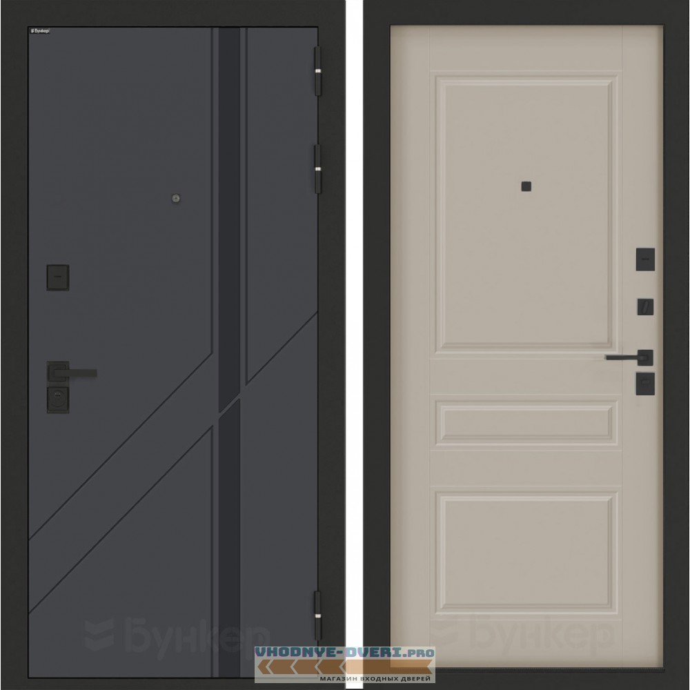 Входная дверь БН-12 с панелью ФЛ-711 Капучино