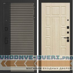 Входная дверь BN-15 с панелью ФЛ-244 Беленый дуб