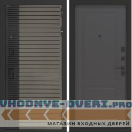 Входная дверь BN-15 с панелью ФЛ-609 Графит софт