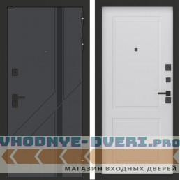 Входная дверь БН-12 с панелью ФЛ-609 Белый софт