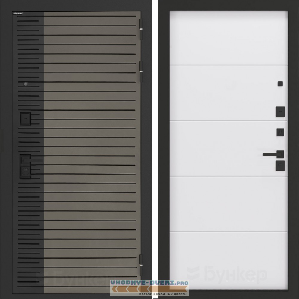 Входная дверь BN-15 с панелью ФЛ-649 Белый софт