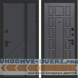 Входная дверь БН-12 с панелью ФЛ-244 Венге