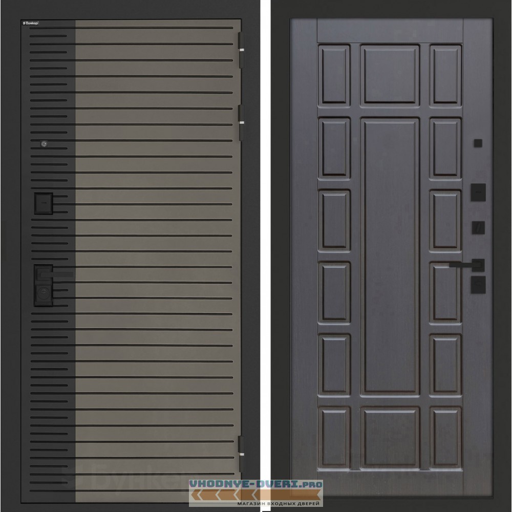 Входная дверь BN-15 с панелью ФЛ-244 Венге