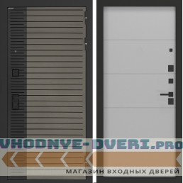 Входная дверь BN-15 с панелью ФЛ-649 Лайт грей софт