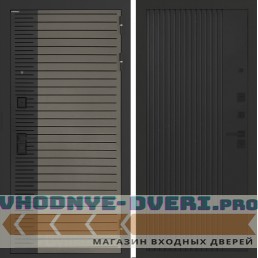 Входная дверь BN-15 с панелью ХОМС Черный кварц