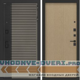 Входная дверь BN-15 с панелью ДВП Венге светлый