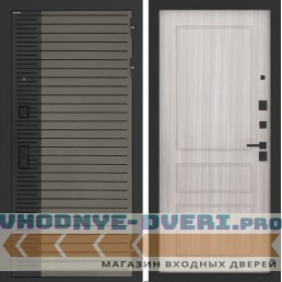 Входная дверь BN-15 с панелью ФЛ-116 Сандал белый