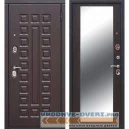 Входная металлическая дверь Монарх Зеркало Maxi (Венге / Венге)
