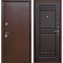 Входная металлическая дверь Троя (Антик Медь / Венге)