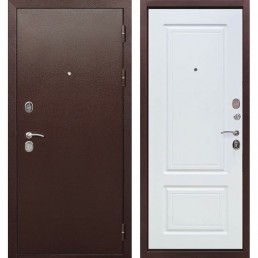 Входная металлическая дверь Толстяк 10 см (Антик Медь / Ясень белый)