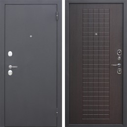 Входная металлическая дверь ГАРДА 8 мм (Муар серый антрацит / Венге)