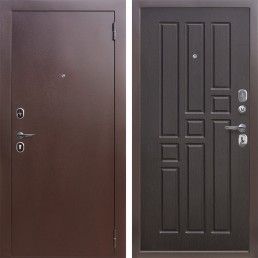 Входная металлическая дверь ГАРДА 8 мм (Антик Медь / Венге)