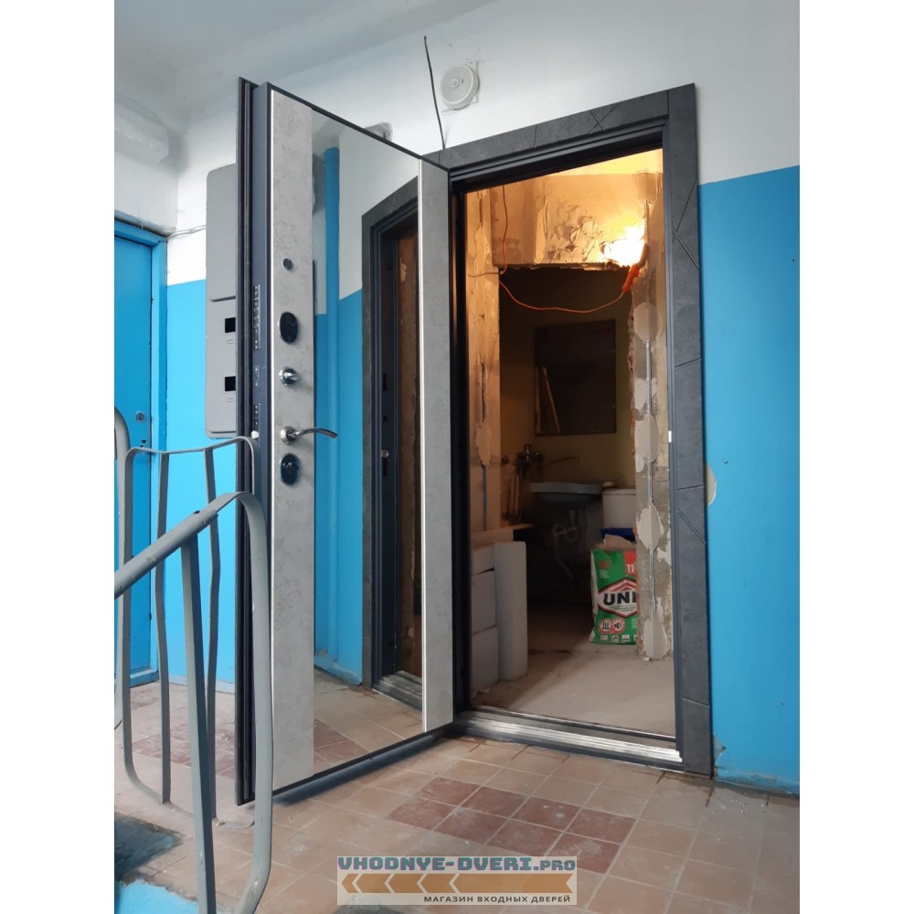 Дверь CommandDoors GEOMETRIA NEW 3Z Бетон молочный